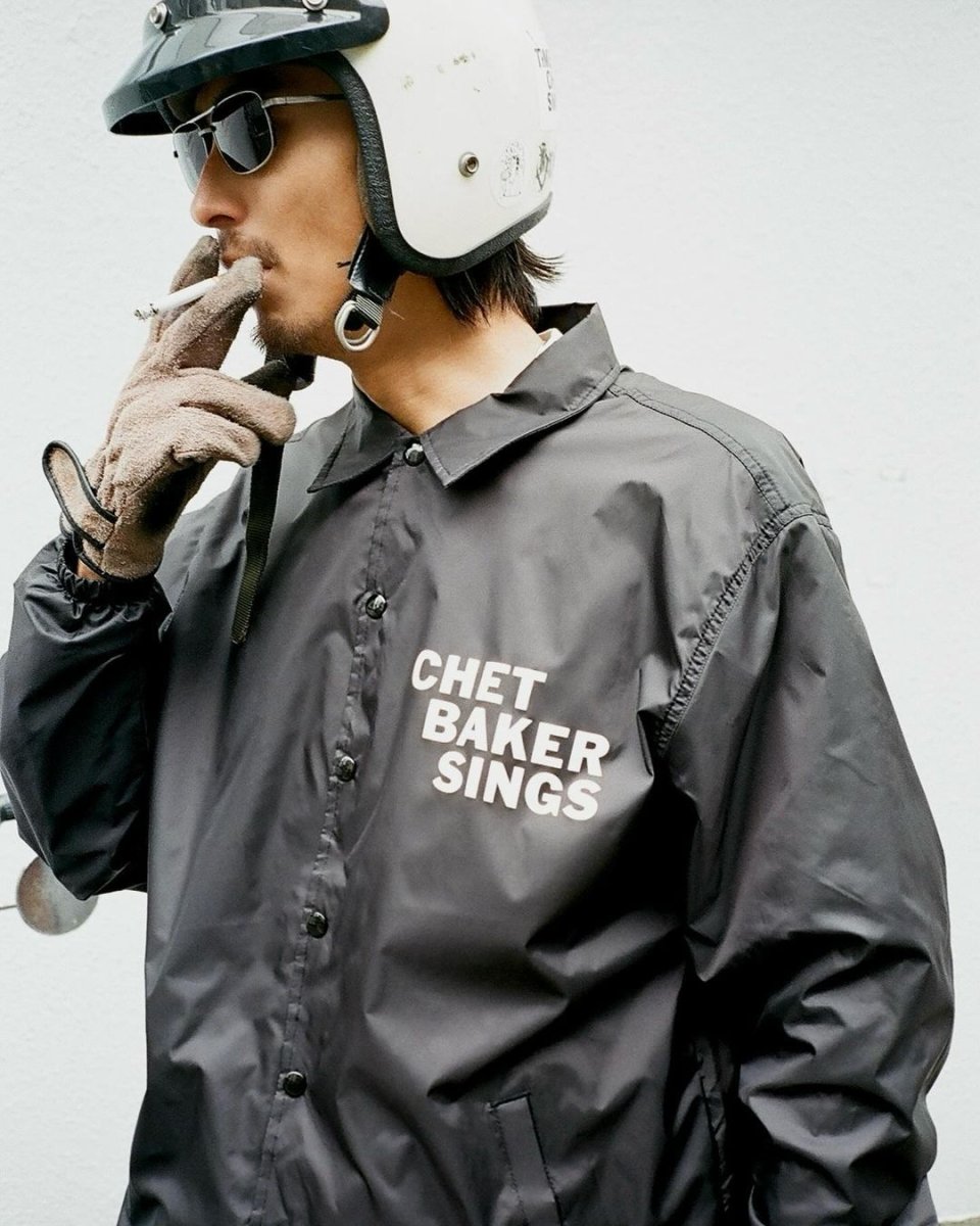 画像3: WACKO MARIA/CHET BAKER / COACH JACKET（BLACK）［コーチJKT-24秋冬］ (3)