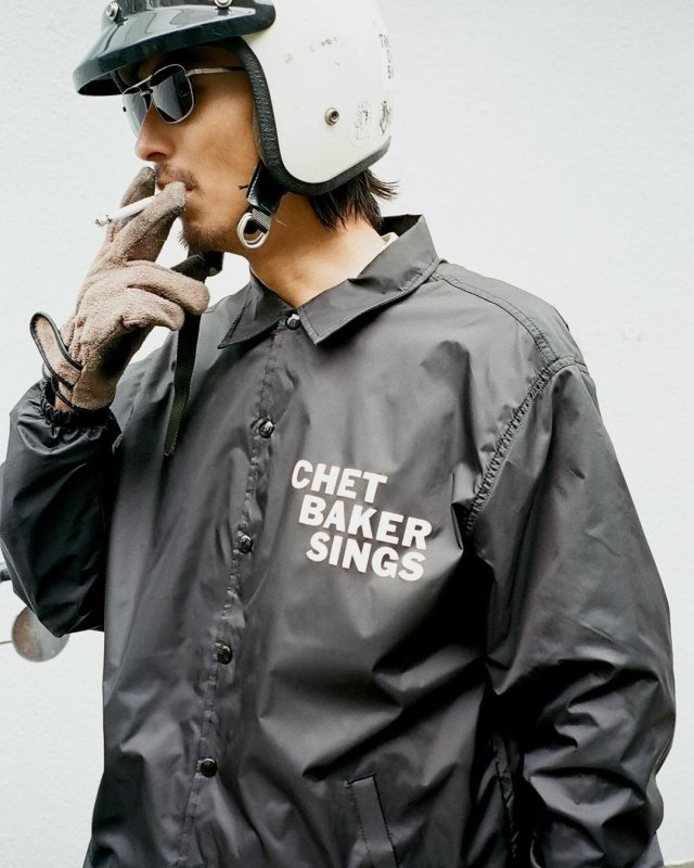 ワコマリア Chet Baker COACH JACKET WACKO MARIA/CHET BAKER / COACH JACKET（BLACK）［コーチJKT-24秋冬