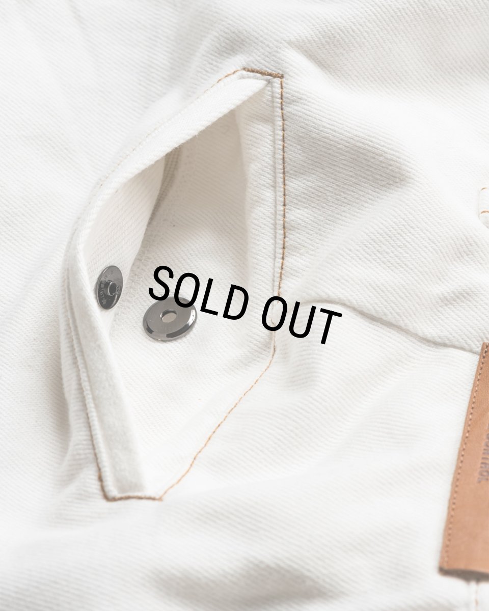 画像8: 【20%OFF】TIGHTBOOTH/DENIM BALLOON PANTS（White）［デニムバルーンパンツ-24秋冬］ (8)