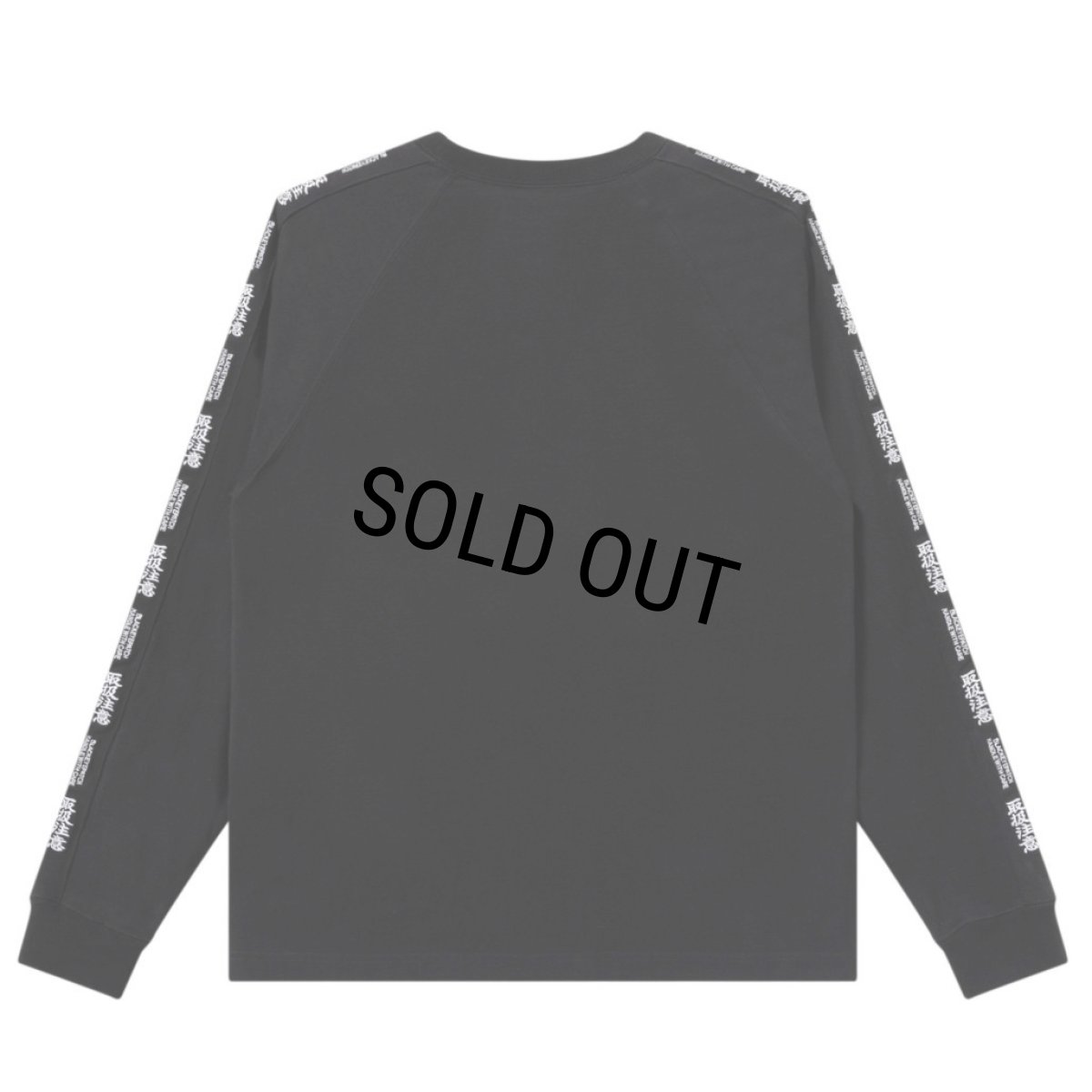 画像2: BlackEyePatch/HWC EMBROIDERED RAGLAN L/S TEE（BLACK） (2)