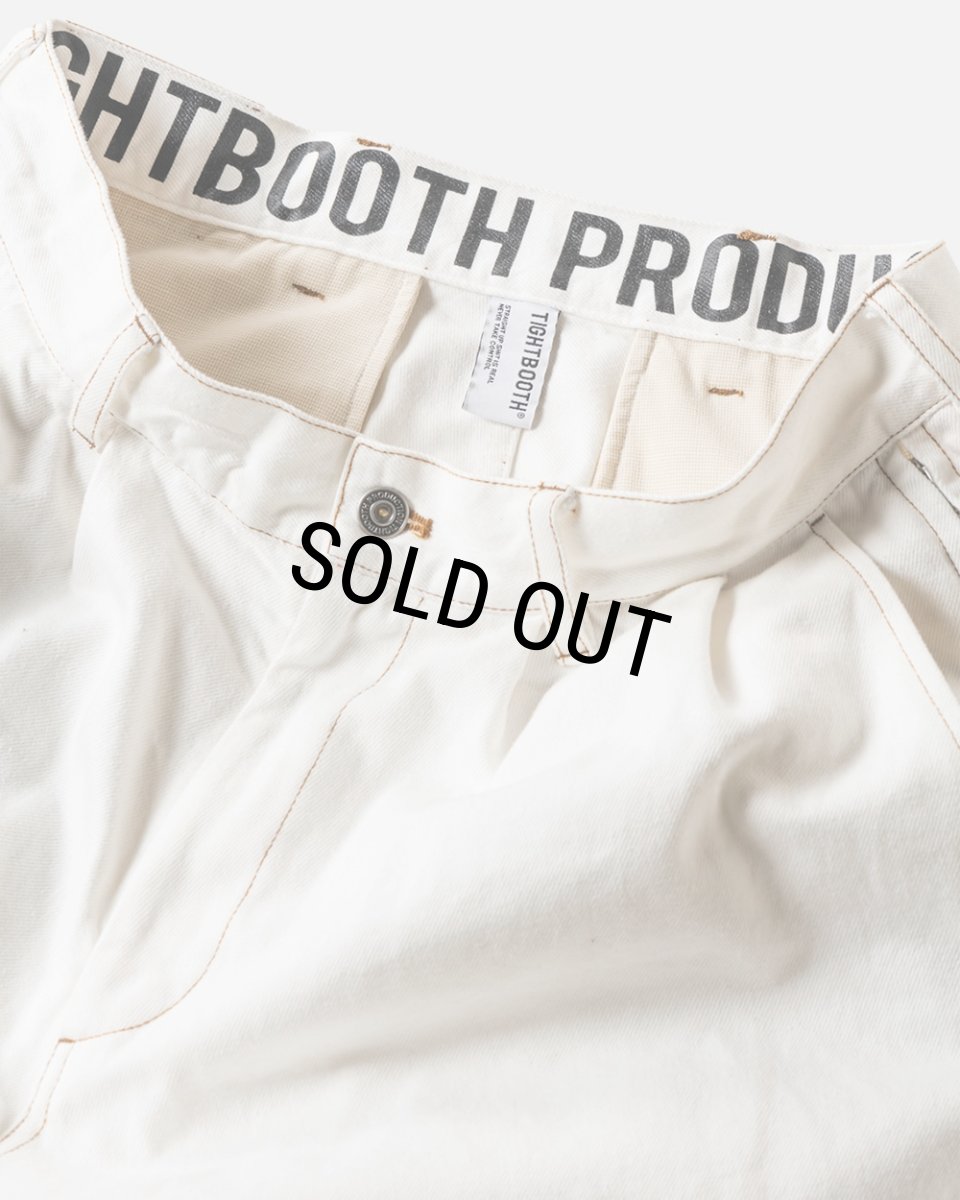 画像3: 【20%OFF】TIGHTBOOTH/DENIM BALLOON PANTS（White）［デニムバルーンパンツ-24秋冬］ (3)