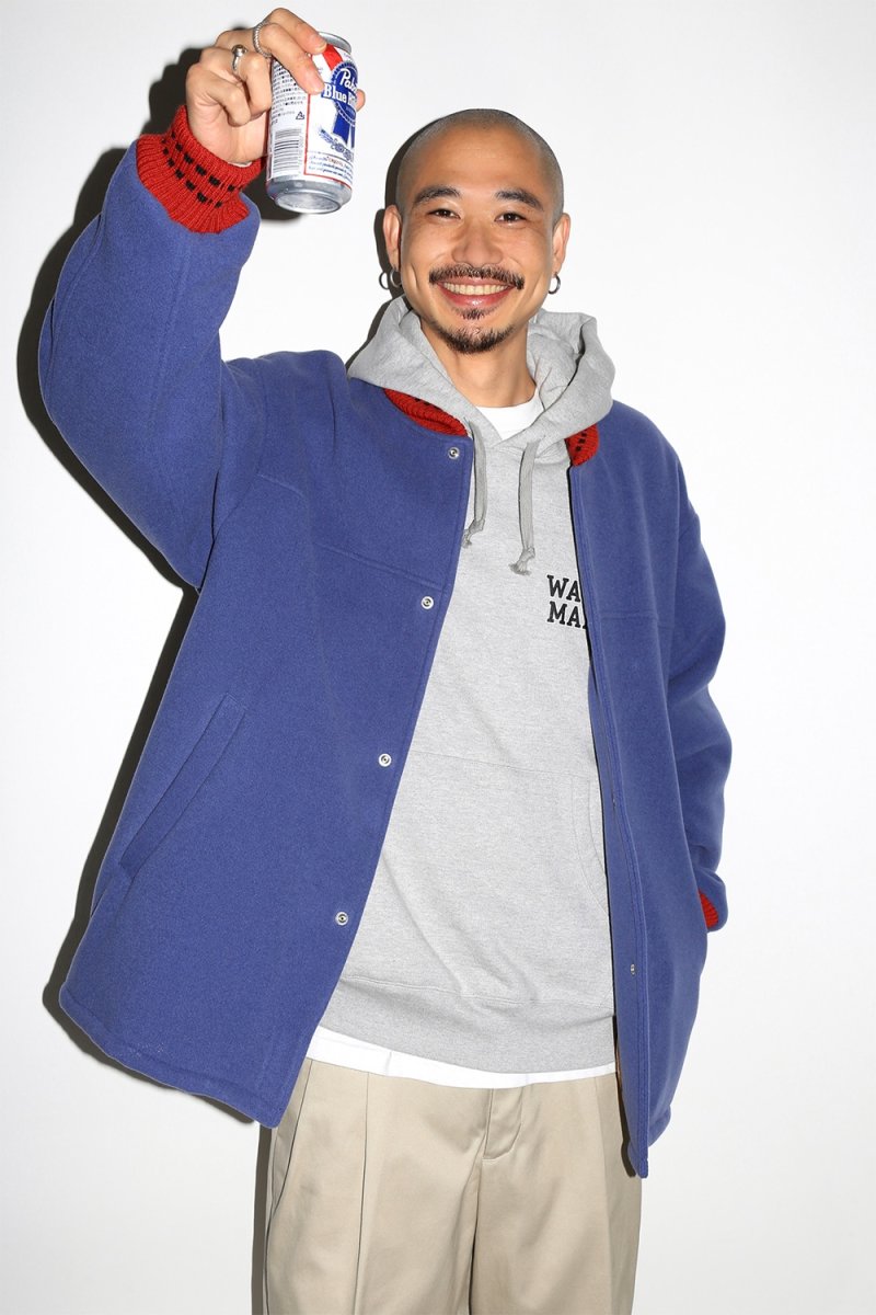 画像3: WACKO MARIA/HEAVY WEIGHT HOODED SWEAT SHIRT（GRAY）［プルオーバーパーカー-24秋冬］