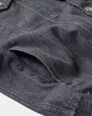 画像7: TIGHTBOOTH/LABEL LOGO DENIM JACKET（Black）［デニムJKT-24秋冬］ (7)