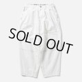 【20%OFF】TIGHTBOOTH/DENIM BALLOON PANTS（White）［デニムバルーンパンツ-24秋冬］