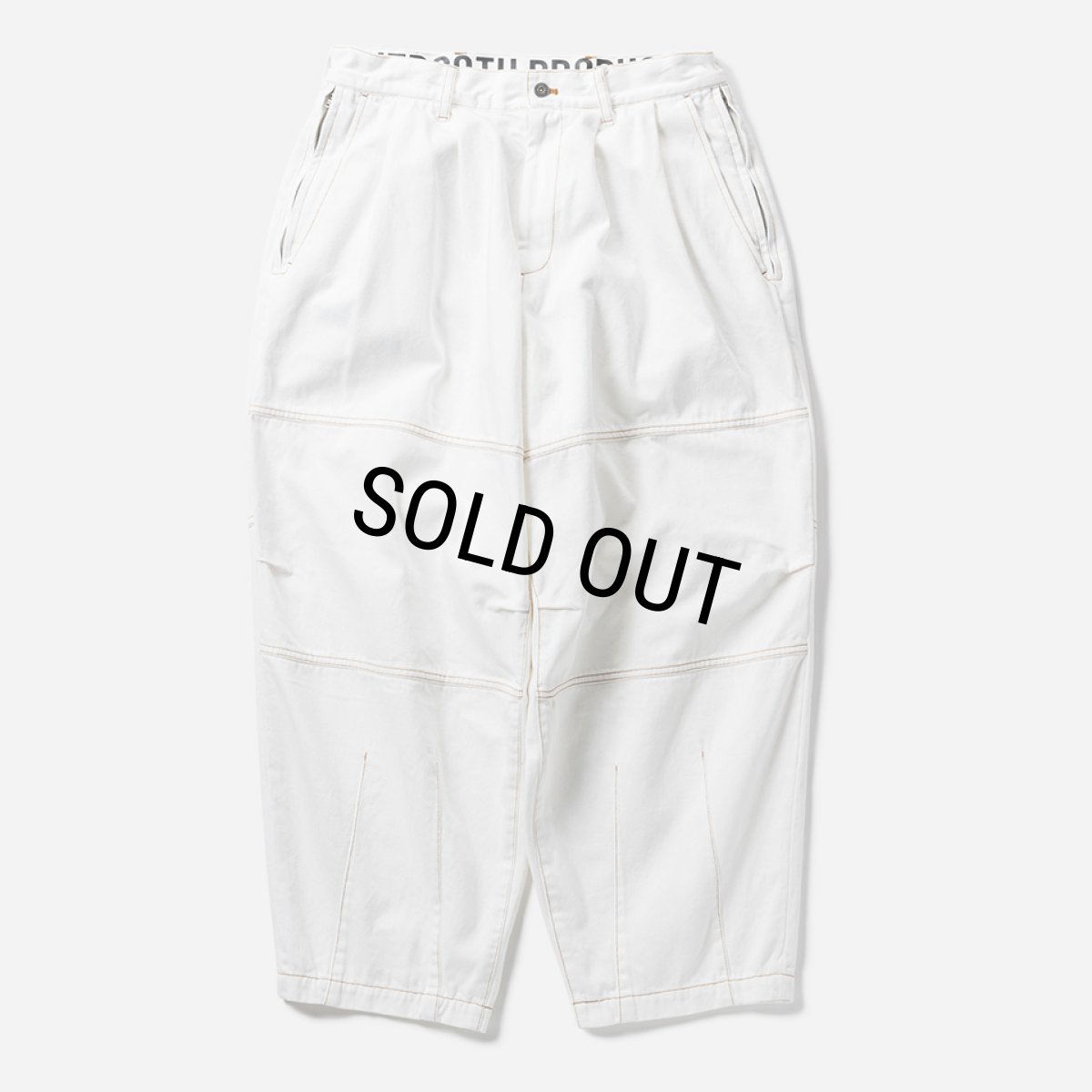 画像1: 【20%OFF】TIGHTBOOTH/DENIM BALLOON PANTS（White）［デニムバルーンパンツ-24秋冬］ (1)