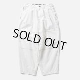 【20%OFF】TIGHTBOOTH/DENIM BALLOON PANTS（White）［デニムバルーンパンツ-24秋冬］