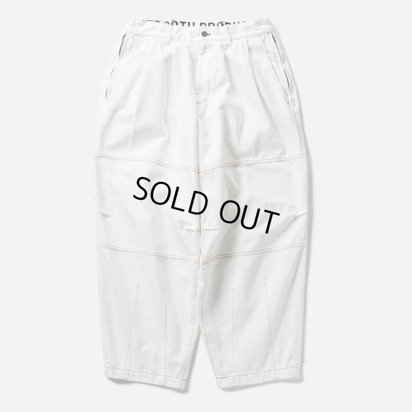 画像1: 【20%OFF】TIGHTBOOTH/DENIM BALLOON PANTS（White）［デニムバルーンパンツ-24秋冬］