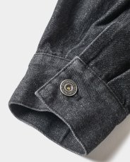 画像8: TIGHTBOOTH/LABEL LOGO DENIM JACKET（Black）［デニムJKT-24秋冬］ (8)