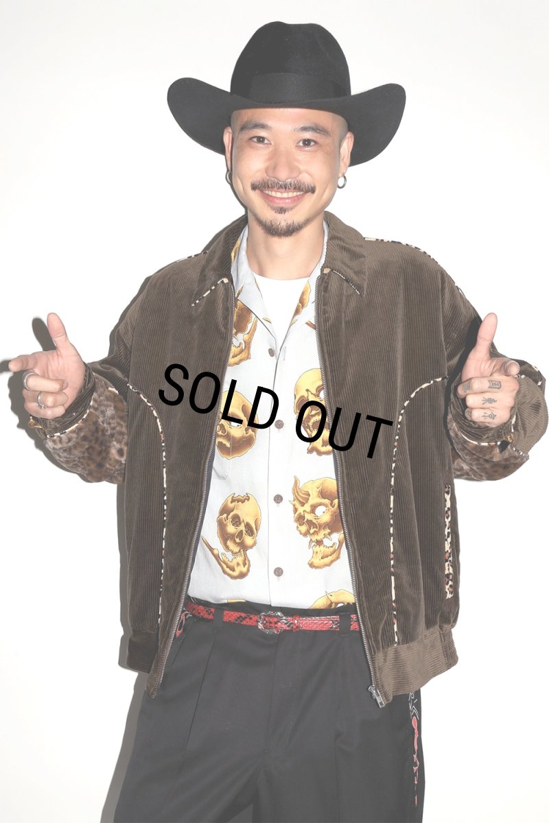 画像4: WACKO MARIA/CORDUROY WESTERN JACKET（BROWN）［コーデュロイウエスタンJKT-24秋冬］ (4)