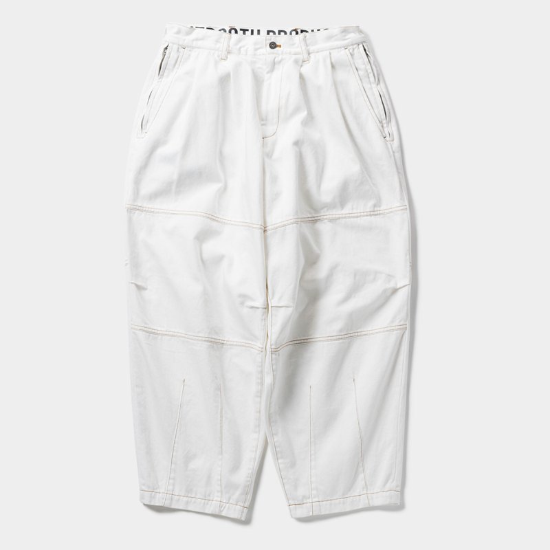画像1: 【20%OFF】TIGHTBOOTH/DENIM BALLOON PANTS（White）［デニムバルーンパンツ-24秋冬］