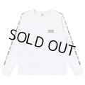 BlackEyePatch/HWC EMBROIDERED RAGLAN L/S TEE（WHITE）