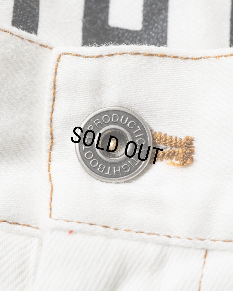 画像4: 【20%OFF】TIGHTBOOTH/DENIM BALLOON PANTS（White）［デニムバルーンパンツ-24秋冬］ (4)