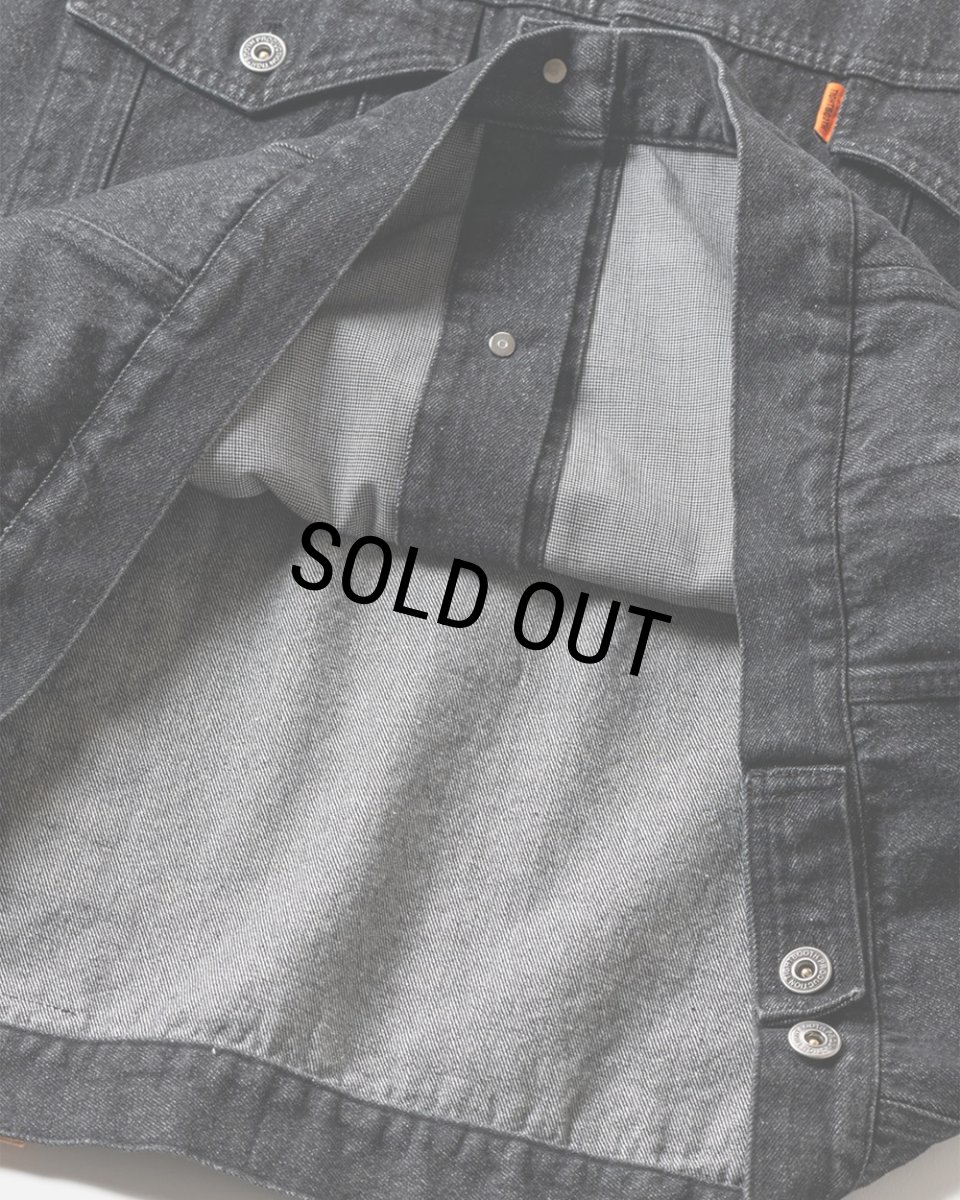 画像13: TIGHTBOOTH/LABEL LOGO DENIM JACKET（Black）［デニムJKT-24秋冬］ (13)