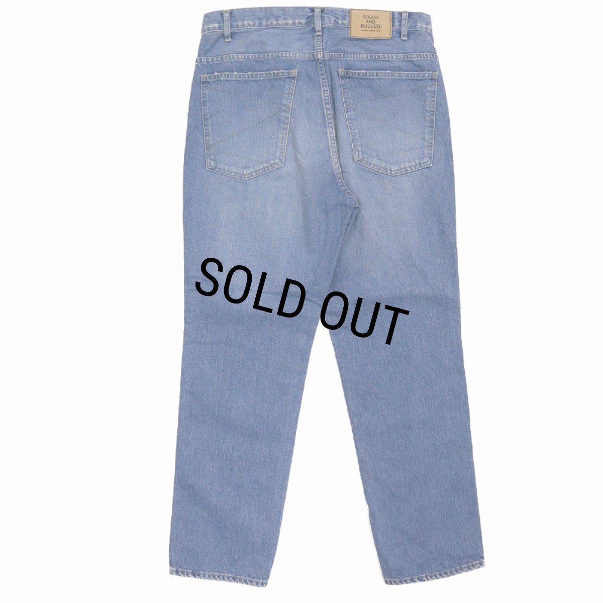 画像2: ROUGH AND RUGGED/CROWN（INDIGO）［デニムパンツ-24秋冬］ (2)