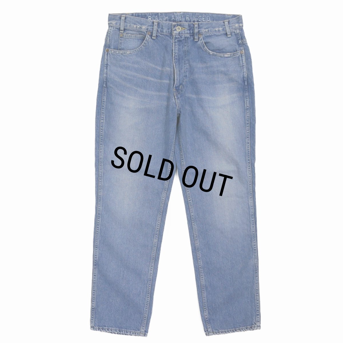 画像1: ROUGH AND RUGGED/CROWN（INDIGO）［デニムパンツ-24秋冬］ (1)