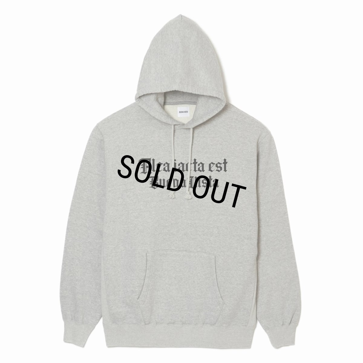 画像1: 【40%OFF】BUENA VISTA/AEE HOODIE（GRAY）［プルオーバーパーカー-24秋冬］ (1)