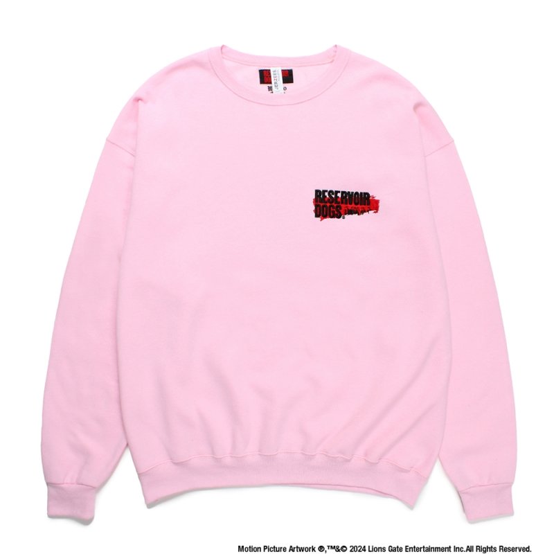 画像1: WACKO MARIA/RESERVOIR DOGS / SWEAT SHIRT（PINK）［クルーネックスウェット-24秋冬］