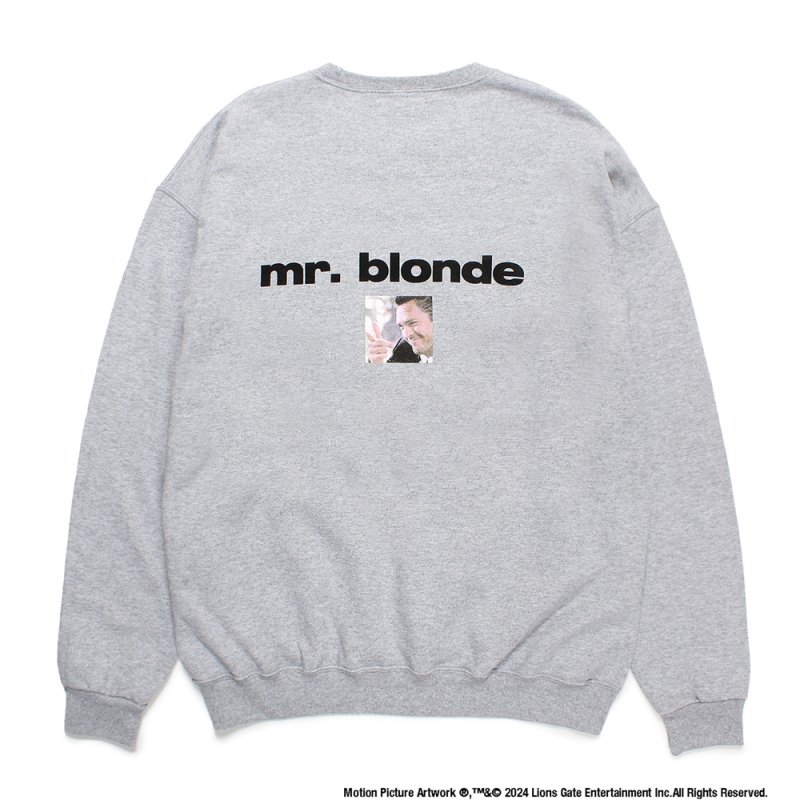 画像2: WACKO MARIA/RESERVOIR DOGS / SWEAT SHIRT（GRAY）［クルーネックスウェット-24秋冬］