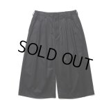 COOTIE PRODUCTIONS/CA/W Flannel Shin Cut Wide Easy Trousers（Black）［シンカットワイドイージートラウザース-24秋冬］