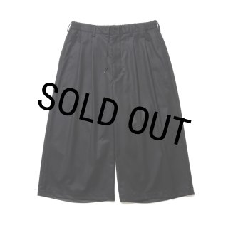 COOTIE PRODUCTIONS/CA/W Flannel Shin Cut Wide Easy Trousers（Black