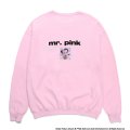 WACKO MARIA/RESERVOIR DOGS / SWEAT SHIRT（PINK）［クルーネックスウェット-24秋冬］
