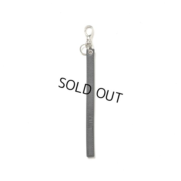 画像2: CALEE/STUDS LEATHER SHORT KEY RING（BLACK）［スタッズレザーショートキーリング-24秋冬］