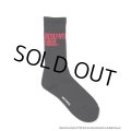 WACKO MARIA/RESERVOIR DOGS / JACQUARD SOCKS（BLACK）［ジャガードソックス-24秋冬］