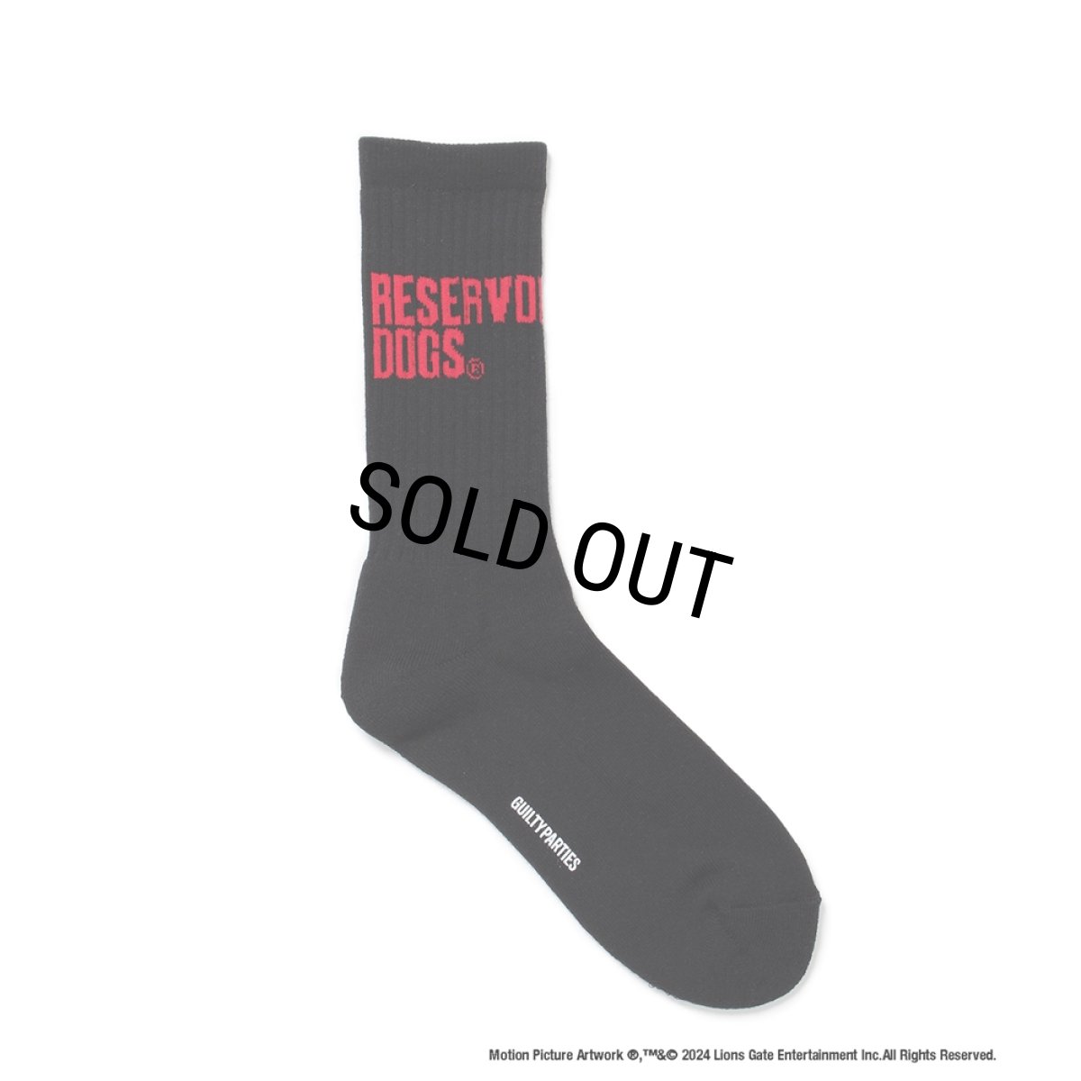 画像1: WACKO MARIA/RESERVOIR DOGS / JACQUARD SOCKS（BLACK）［ジャガードソックス-24秋冬］ (1)