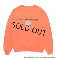 WACKO MARIA/RESERVOIR DOGS / SWEAT SHIRT（ORANGE）［クルーネックスウェット-24秋冬］