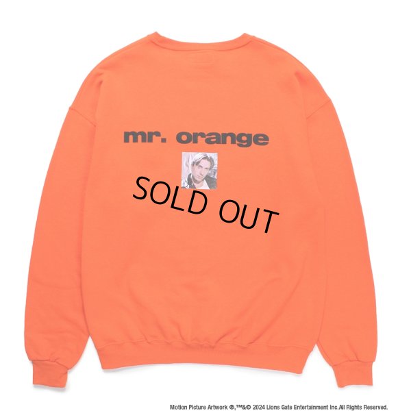 画像1: WACKO MARIA/RESERVOIR DOGS / SWEAT SHIRT（ORANGE）［クルーネックスウェット-24秋冬］