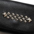 画像3: CALEE/STUDS LEATHER MULTI WALLET（BLACK）［スタッズレザーマルチウォレット-25春夏］