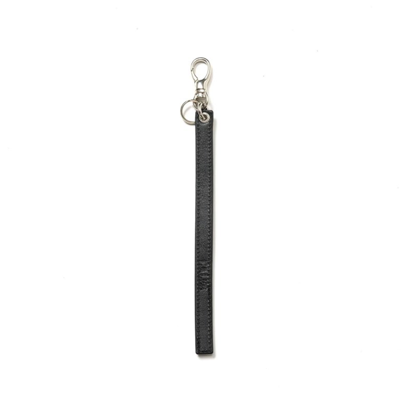 画像2: CALEE/STUDS LEATHER SHORT KEY RING（BLACK）［スタッズレザーショートキーリング-24秋冬］