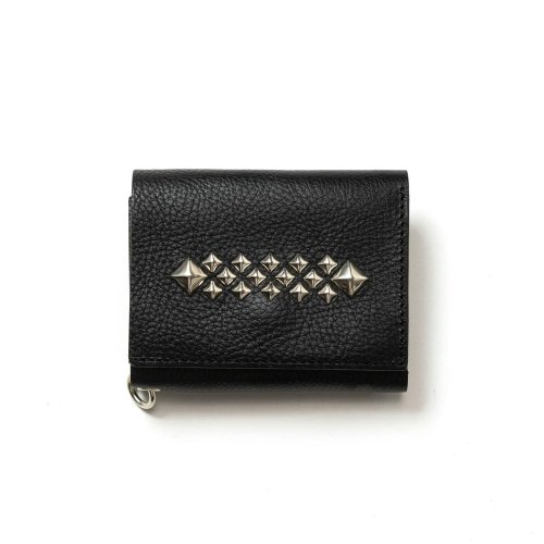 他の写真1: CALEE/STUDS LEATHER MULTI WALLET（BLACK）［スタッズレザーマルチウォレット-25春夏］