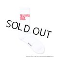 WACKO MARIA/RESERVOIR DOGS / JACQUARD SOCKS（WHITE）［ジャガードソックス-24秋冬］
