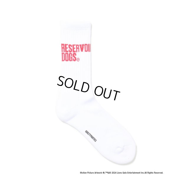 画像1: WACKO MARIA/RESERVOIR DOGS / JACQUARD SOCKS（WHITE）［ジャガードソックス-24秋冬］