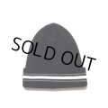 COOTIE PRODUCTIONS/Dry Tech Border Big Cuffed Beanie（Black）［ドライテックボーダービッグカフドビーニー-24秋冬］