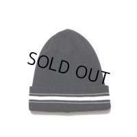 COOTIE PRODUCTIONS/Dry Tech Border Big Cuffed Beanie（Black）［ドライテックボーダービッグカフドビーニー-24秋冬］