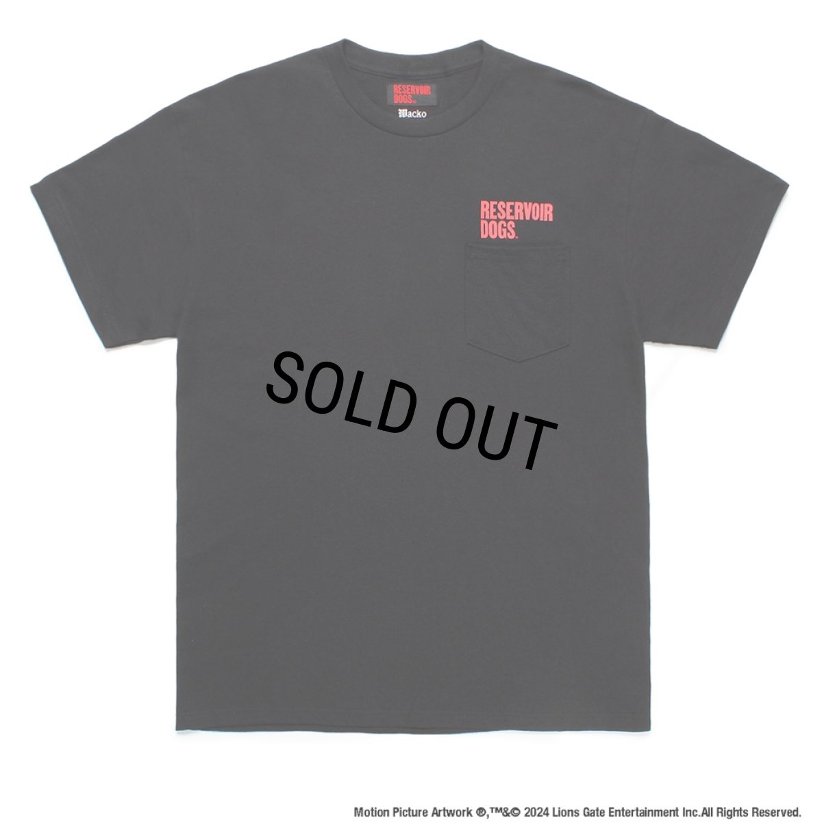画像2: WACKO MARIA/RESERVOIR DOGS / POCKET T-SHIRT（BLACK）［プリントポケT-24秋冬］ (2)