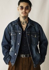 画像10: CALEE/VINTAGE REPRODUCT 3RD TYPE DENIM JACKET ＜USED＞（USED INDIGO BLUE）［3rdタイプデニムJKT-24秋冬］ (10)