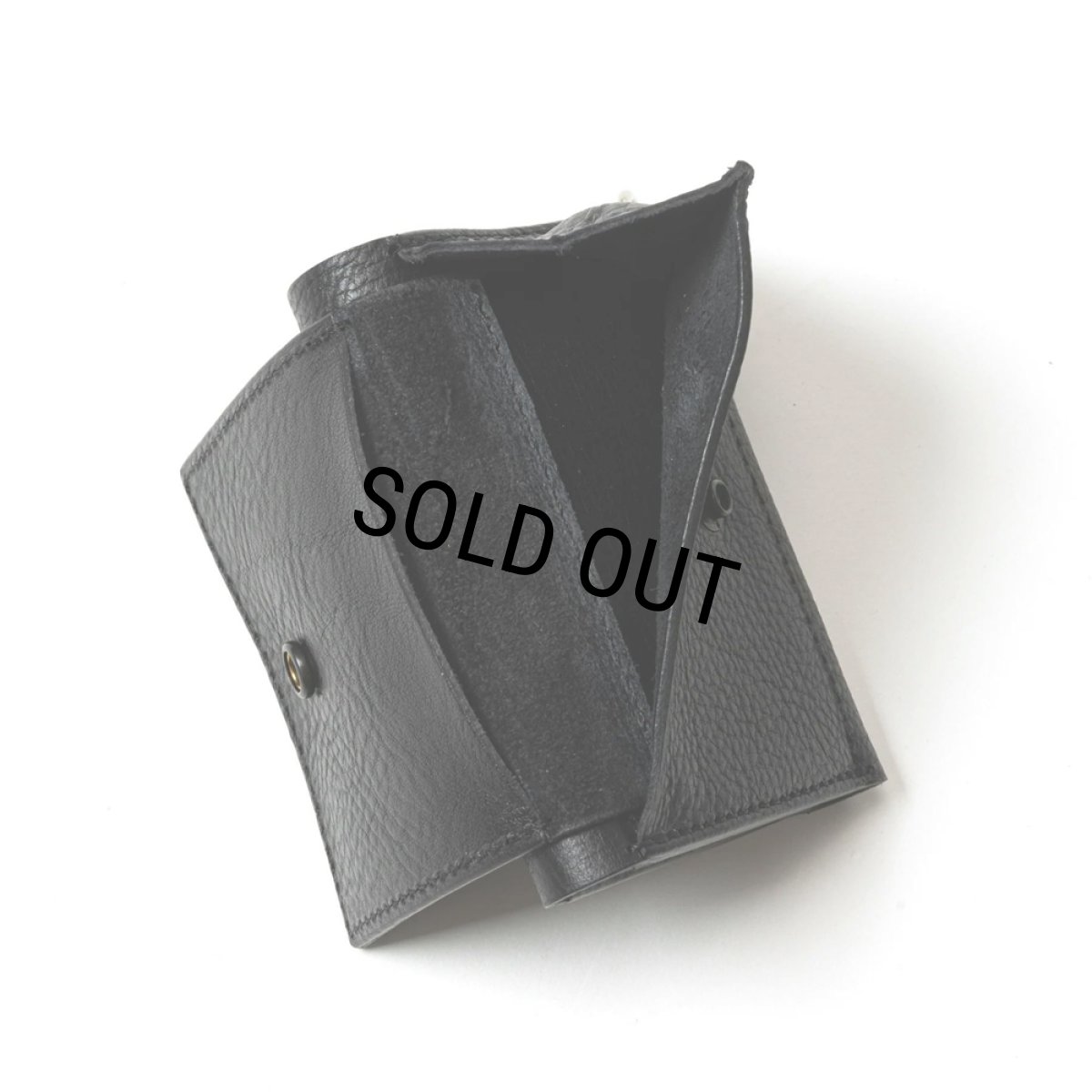 画像8: CALEE/STUDS LEATHER MULTI WALLET（BLACK）［スタッズレザーマルチウォレット-25春夏］ (8)