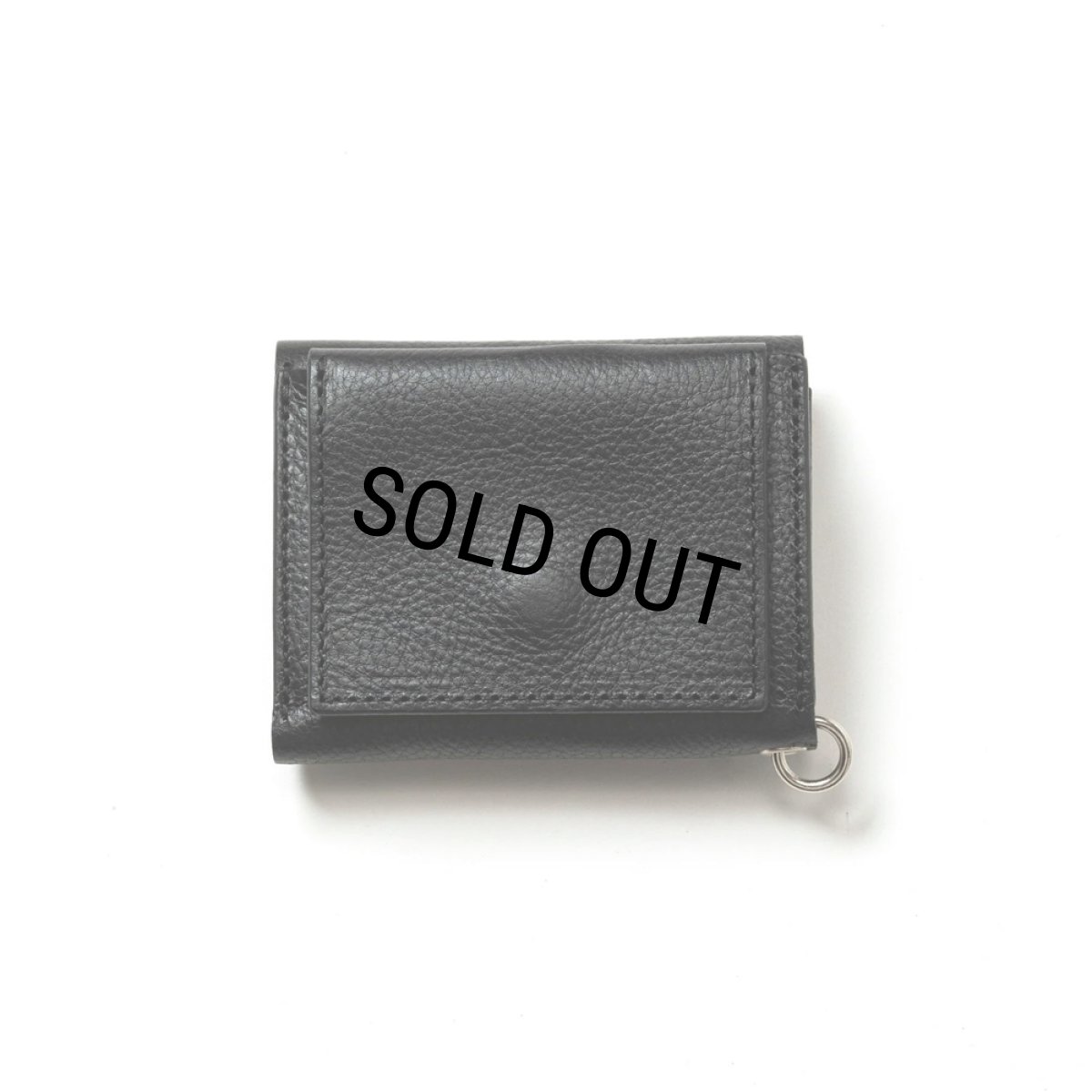 画像2: CALEE/STUDS LEATHER MULTI WALLET（BLACK）［スタッズレザーマルチウォレット-25春夏］ (2)