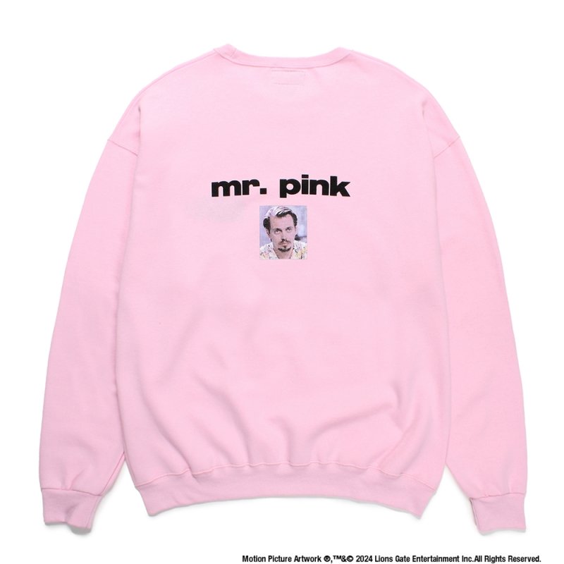 画像2: WACKO MARIA/RESERVOIR DOGS / SWEAT SHIRT（PINK）［クルーネックスウェット-24秋冬］