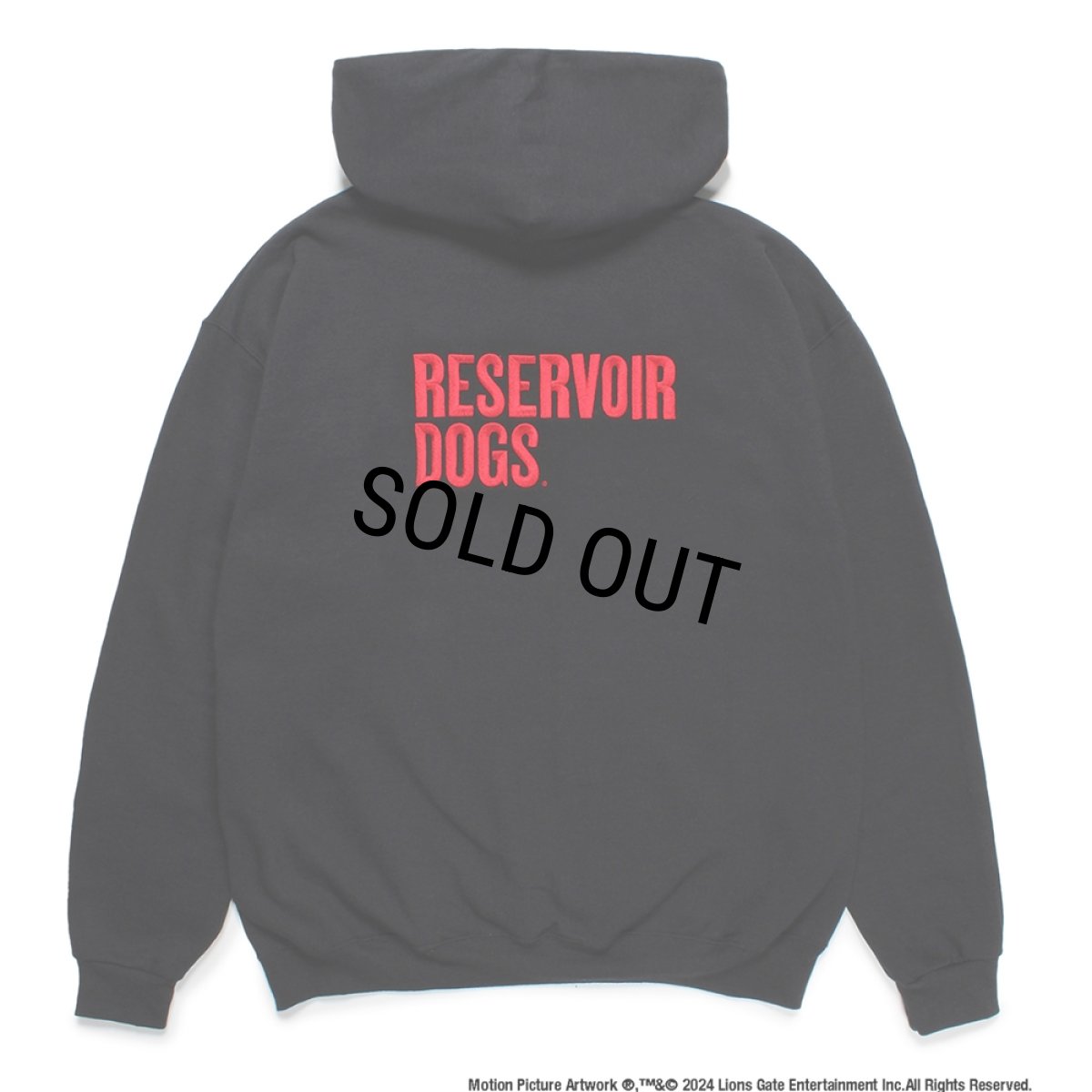 画像1: WACKO MARIA/RESERVOIR DOGS / HOODED SWEAT SHIRT（BLACK）［プルオーバーパーカー-24秋冬］ (1)