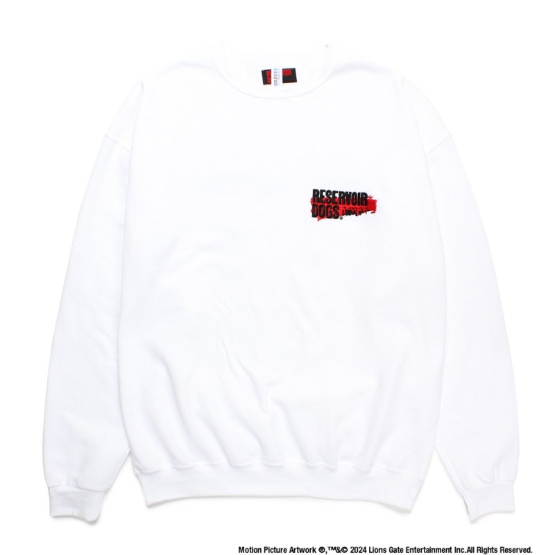画像1: WACKO MARIA/RESERVOIR DOGS / SWEAT SHIRT（WHITE）［クルーネックスウェット-24秋冬］