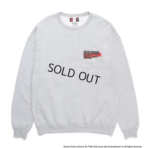 画像2: WACKO MARIA/RESERVOIR DOGS / SWEAT SHIRT（GRAY）［クルーネックスウェット-24秋冬］