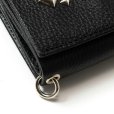 画像4: CALEE/STUDS LEATHER MULTI WALLET（BLACK）［スタッズレザーマルチウォレット-25春夏］