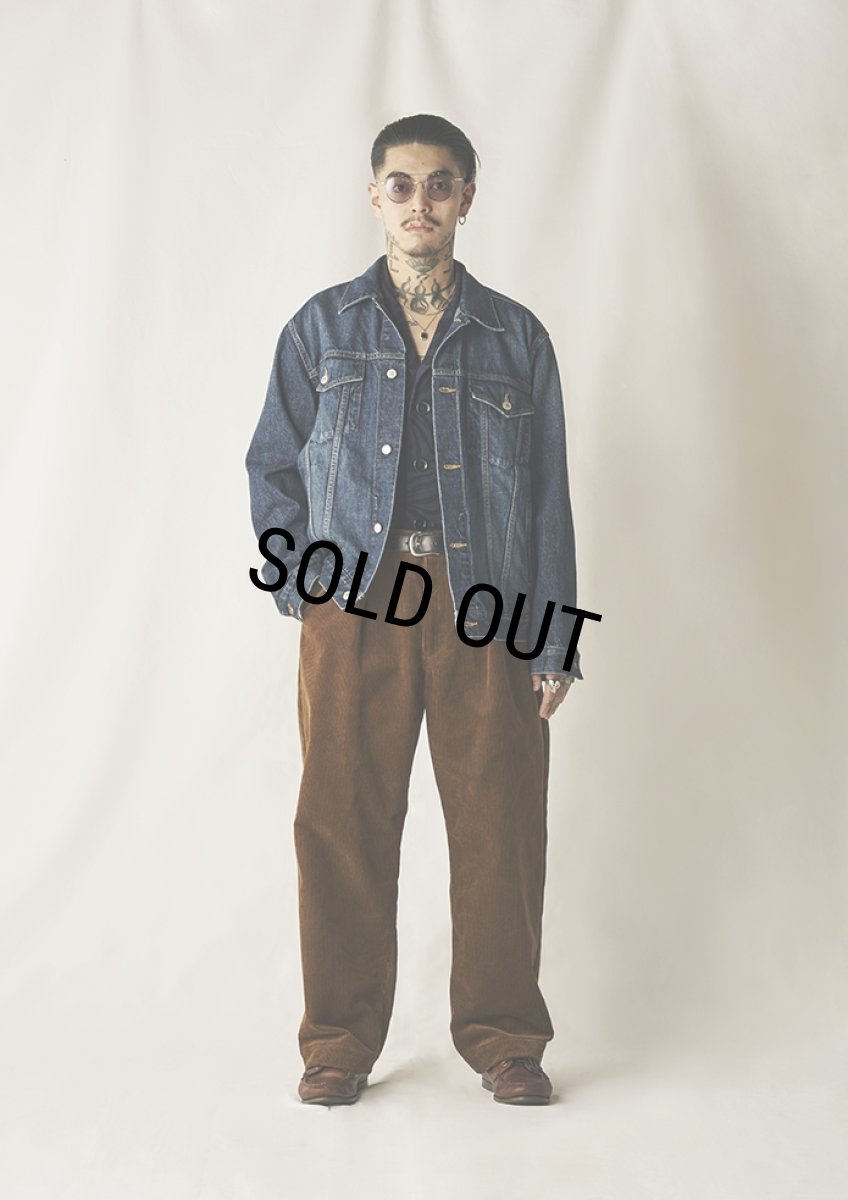 画像9: CALEE/VINTAGE REPRODUCT 3RD TYPE DENIM JACKET ＜USED＞（USED INDIGO BLUE）［3rdタイプデニムJKT-24秋冬］ (9)