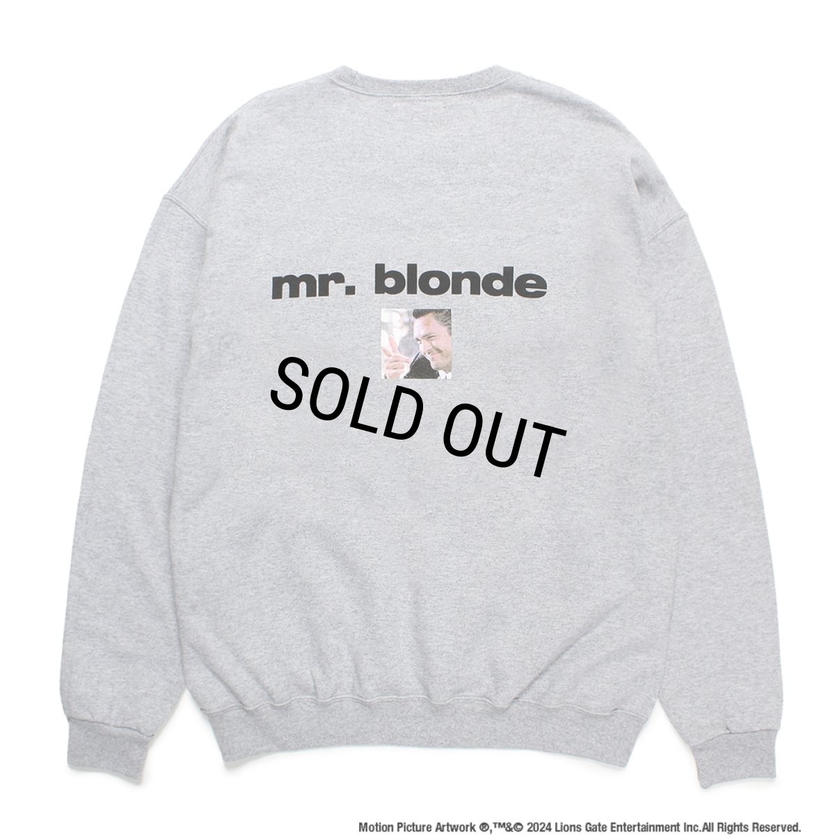 画像1: WACKO MARIA/RESERVOIR DOGS / SWEAT SHIRT（GRAY）［クルーネックスウェット-24秋冬］ (1)