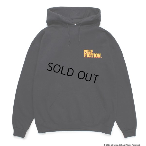 画像2: WACKO MARIA/PULP FICTION / HOODED SWEAT SHIRT（BLACK）［プルオーバーパーカー-24秋冬］