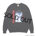WACKO MARIA/PULP FICTION / SWEAT SHIRT（BLACK）［クルーネックスウェット-24秋冬］